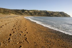 The Beach on the Dorset Coast near Ringstead Wallpaper