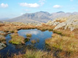 Scafell range from Hardknott Wallpaper