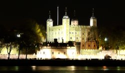 Tower of London at nightfall