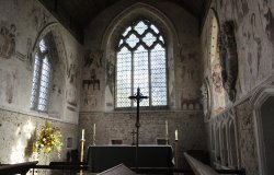 Medieval Wall Paintings Church of St Mary, Chalgrove, Oxfordshire Wallpaper