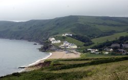 Hallsands view Wallpaper