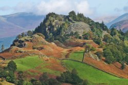 Castle Crag, Borrowdale, Cumbria Wallpaper