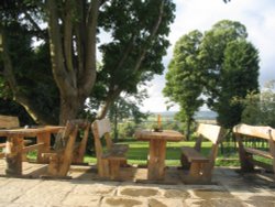 Westcote Inn - Nether Westcote - Outdoor Eating Area Wallpaper