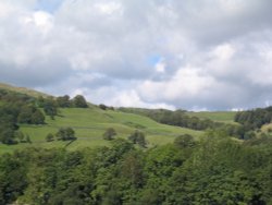 Hills Surrounding Lake Windermere - August 2007 Wallpaper