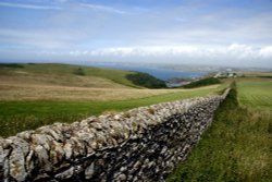 Coastpath Hope with Hope view Wallpaper