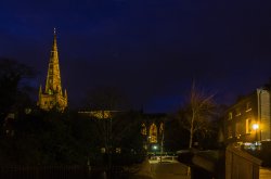 Lichfield Cathedral from Minster Pool Wallpaper
