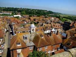 View from Rye church Wallpaper