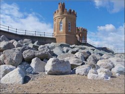 Withernsea Pier Towers Wallpaper