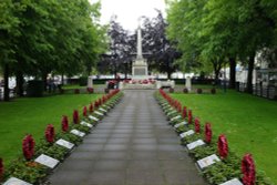 Memorial Garden Boston UK Wallpaper