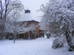 Eastcote house gardens, the dovecote. Wallpaper