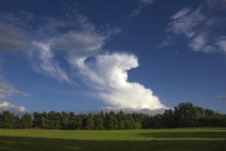 Storm Clouds over Darnford Park, Lichfield Wallpaper