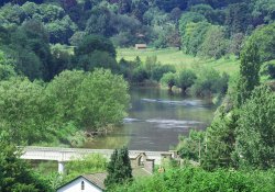 How oft, in spirit, have I turned to thee......Brockweir. Wallpaper