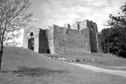 Oystermouth castle, Wales Wallpaper