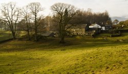 Farm at Loughrigg Tarn Wallpaper