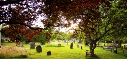 Sherston Church Gravestones Wallpaper