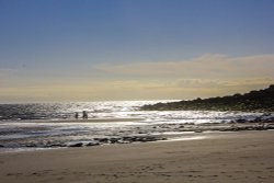 Sunlight on the Sea at ST Bees Head Wallpaper
