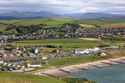 St Bees from St Bees Head Wallpaper
