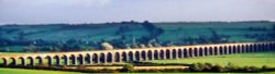 Welland railway viaduct know locally as Harringworth or Seaton viaduct Wallpaper