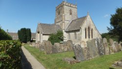 Gt. Rissington Church near Bourton on the Water. Wallpaper