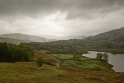 Rydal Water towards the Grasmere Fells Wallpaper