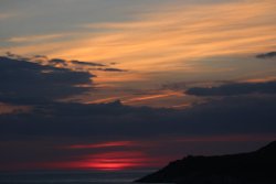 Sunset over Mortehoe