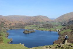 Grasmere from Loughrigg, English Lake District, Cumbria Wallpaper