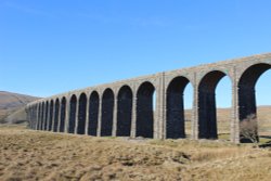 Ribblehead Railway viaduct, Settle to Carlisle railway line, North Yorkshire Wallpaper