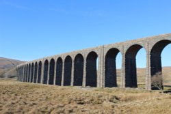 Ribblehead Railway viaduct, Settle to Carlisle railway line, North Yorkshire