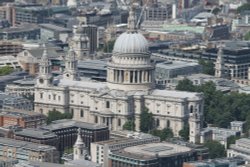 St Paul's Cathedral from The Shard Wallpaper