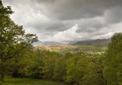 Looking out towards Loughrigg Wallpaper