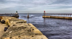 Harbour Mouth, Whitby Wallpaper