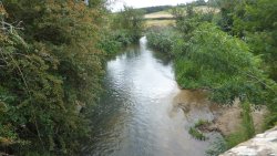 River Windrush near Great Rissington Wallpaper