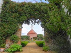 The walled garden at Felbrigg Hall in Felbrigg, Norfolk Wallpaper