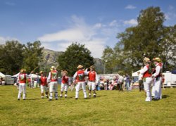 Morris Dancers Coniston Wallpaper
