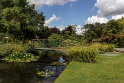 Burnby Hall Gardens and Bridge Pocklington Wallpaper