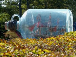 Ship in a Bottle Wallpaper