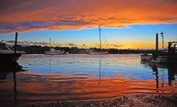 Southwold sunset. Wallpaper
