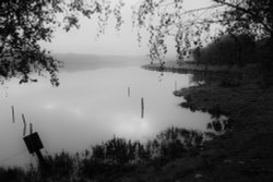 Misty morning in Grimethorpe Wallpaper