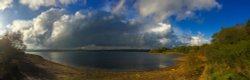 Panorama of Carsington Water Wallpaper