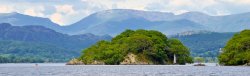 Wild Cat Island, Coniston Water, Cumbria Wallpaper