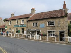 Village shops Wallpaper