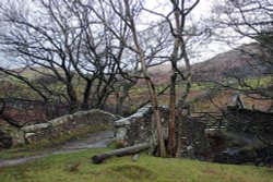 Bridge over Hole House Gill nr Duddon Bridge Wallpaper