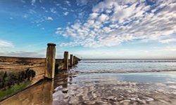 Redcar Sea Defence Wallpaper