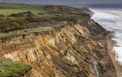 CLIFFS AT BARTON ON SEA Wallpaper