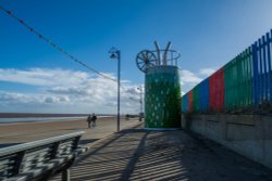 Mablethorpe Beach Hut Wallpaper