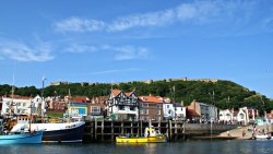 The castle Scarborourgh Wallpaper