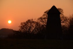 The Old Mill At Sunset