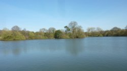 Old boating lake, Earlswood, 14th April 2015