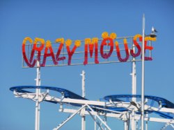 Fairground ride, Weston-Super-Mare Wallpaper