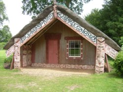 The Maori House at Clandon Park, 24th June 2008 Wallpaper